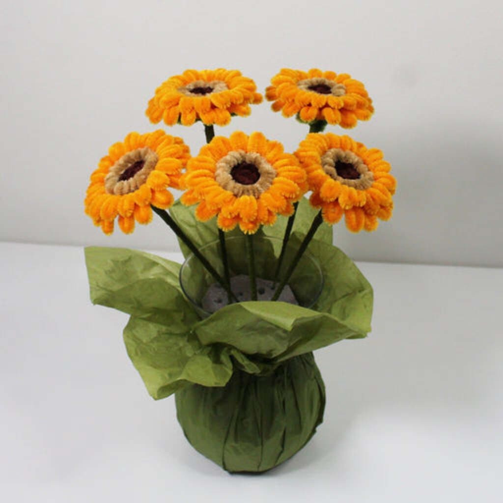 Gerbera - oranžová